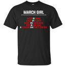 March Girl Hated By Many Loved By Plenty Heart On Her Sleeve Fire In Her Soul Shirts CustomCat