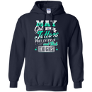 May girl with tattoos pretty eyes and thick things T-shirts CustomCat