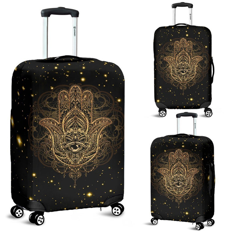 Meaningful Protection Of Hamsa Hand Luggage Cover interestprint