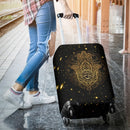 Meaningful Protection Of Hamsa Hand Luggage Cover interestprint