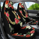 Meaningful Watercolor Horseshoes With Rose Car Seat Covers (Set Of 2)