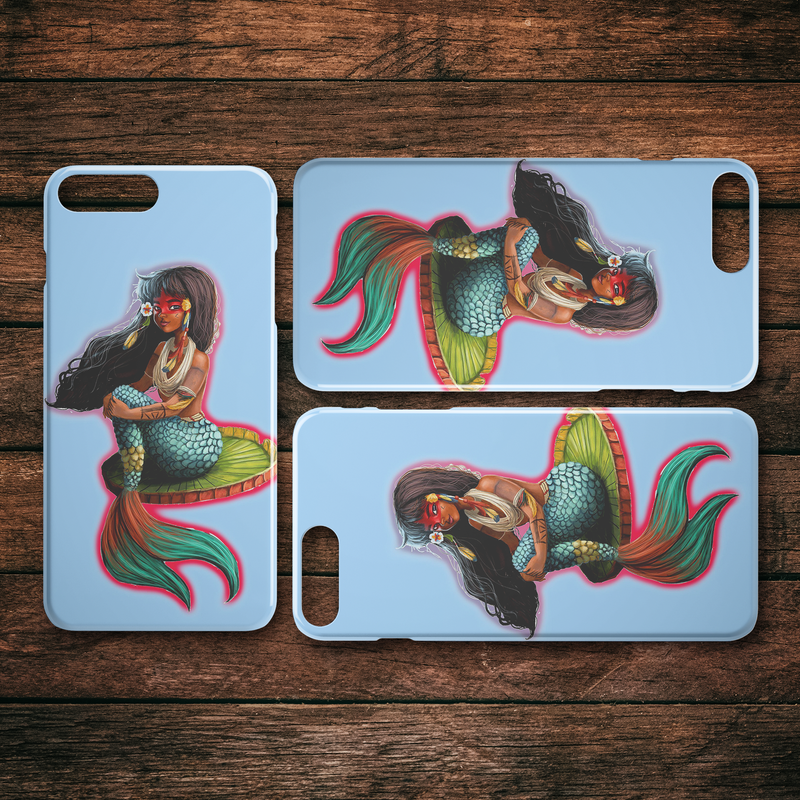 Melanin Black Mermaid Queens Cute Mermaids iPhone Case teelaunch