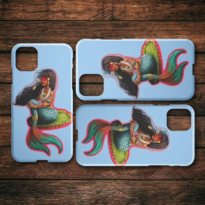 Melanin Black Mermaid Queens Cute Mermaids iPhone Case teelaunch