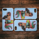 Melanin Black Mermaid Queens Cute Mermaids iPhone Case teelaunch
