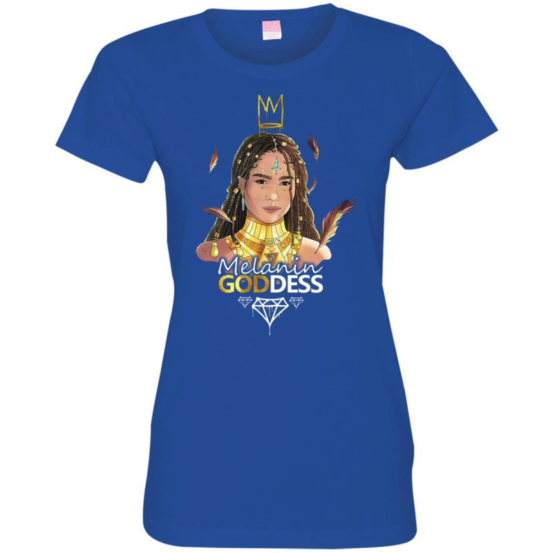 Melanin Goddess T-shirt for Black Queens CustomCat