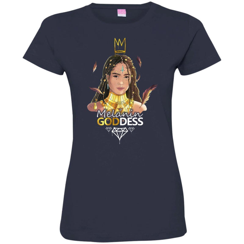 Melanin Goddess T-shirt for Black Queens CustomCat