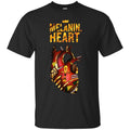 Melanin heart T-shirts CustomCat