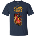 Melanin heart T-shirts CustomCat