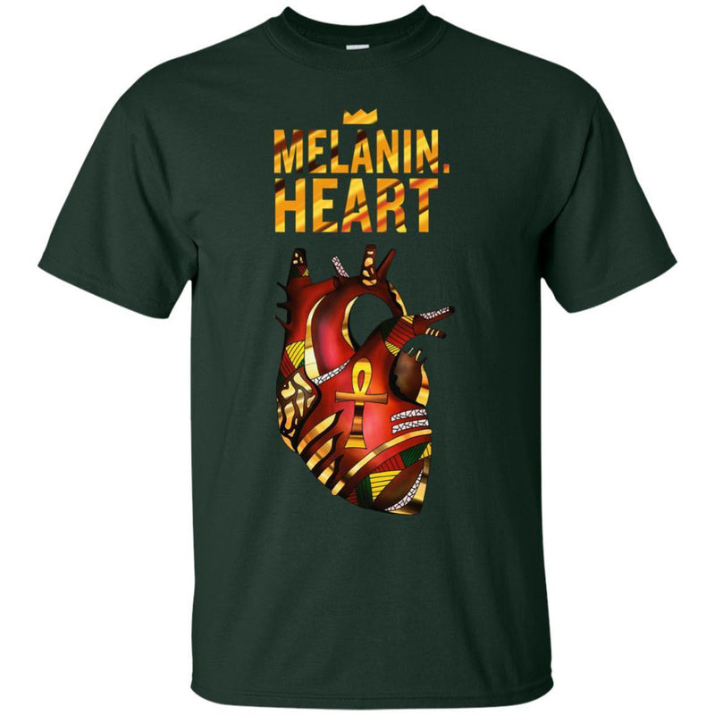 Melanin heart T-shirts CustomCat