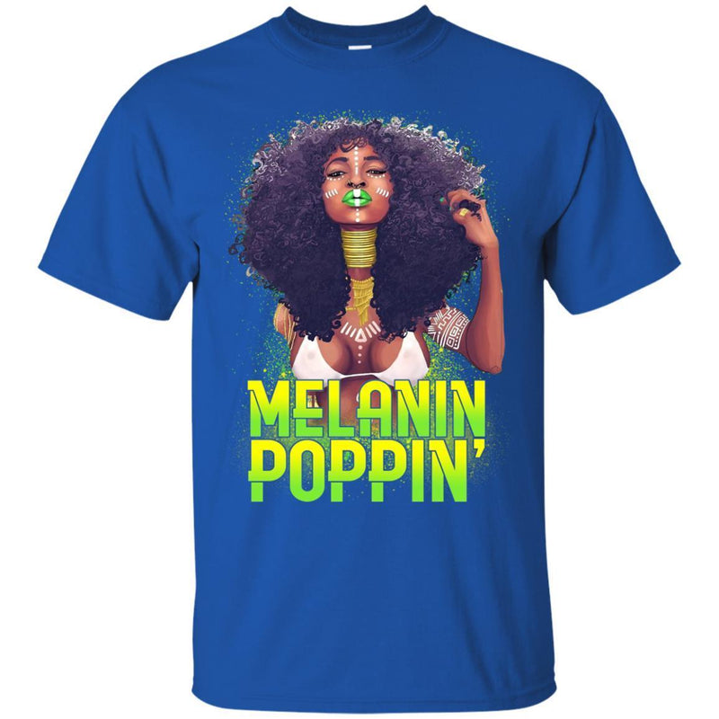 Melanin Popping T-shirt For Queen CustomCat