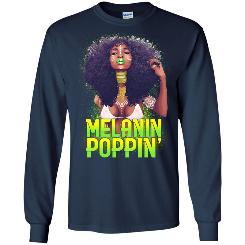 Melanin Popping T-shirt For Queen CustomCat