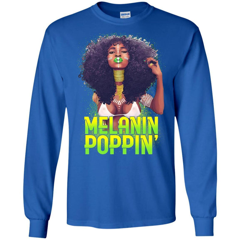 Melanin Popping T-shirt For Queen CustomCat