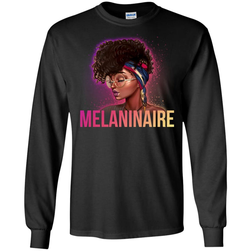 Melaninaire Black History Month T-Shirt for Women African Pride Shirts - Copy CustomCat