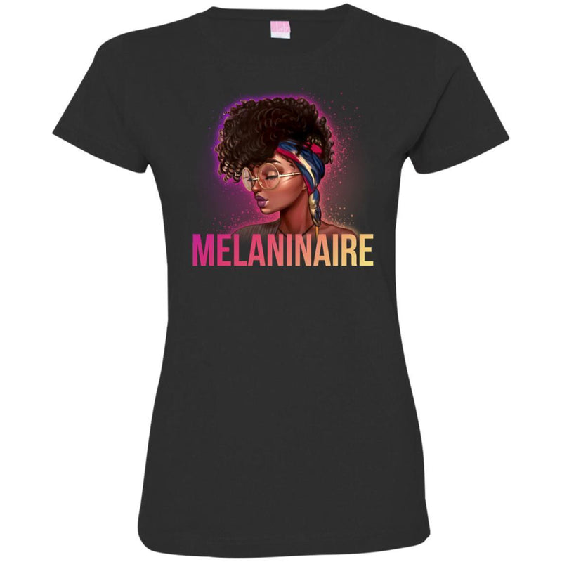 Melaninaire Black History Month T-Shirt for Women African Pride Shirts - Copy CustomCat