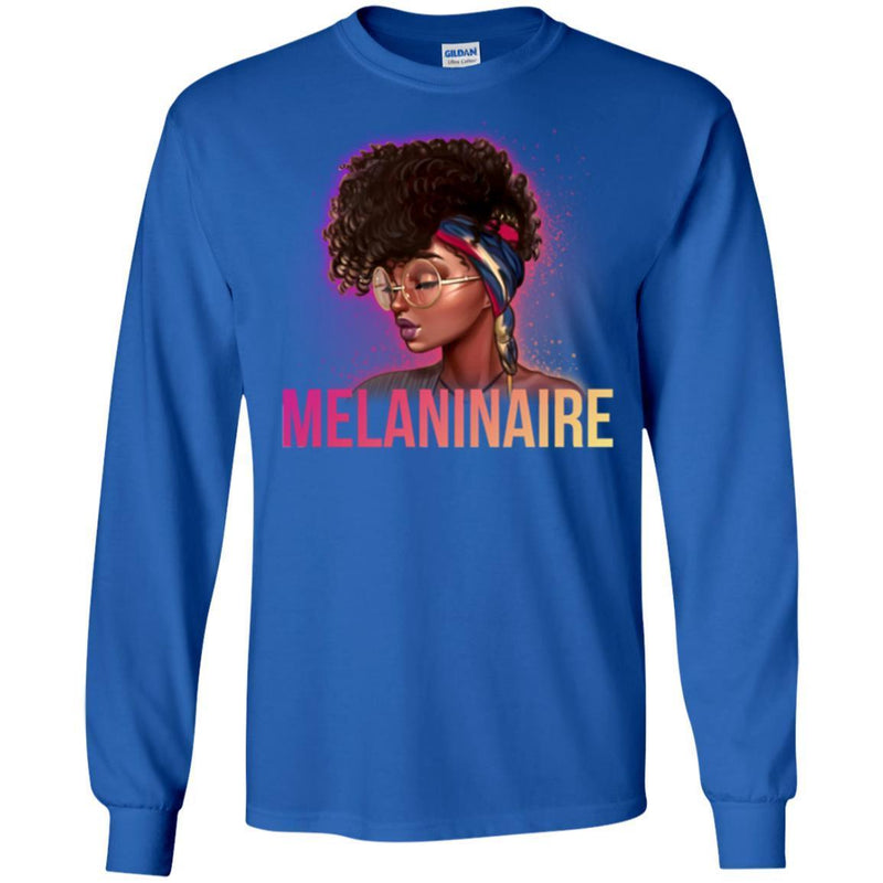Melaninaire Black History Month T-Shirt for Women African Pride Shirts CustomCat