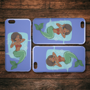 Mermaid African American Lady Mermaid iPhone Case teelaunch