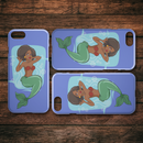 Mermaid African American Lady Mermaid iPhone Case teelaunch