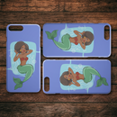 Mermaid African American Lady Mermaid iPhone Case teelaunch