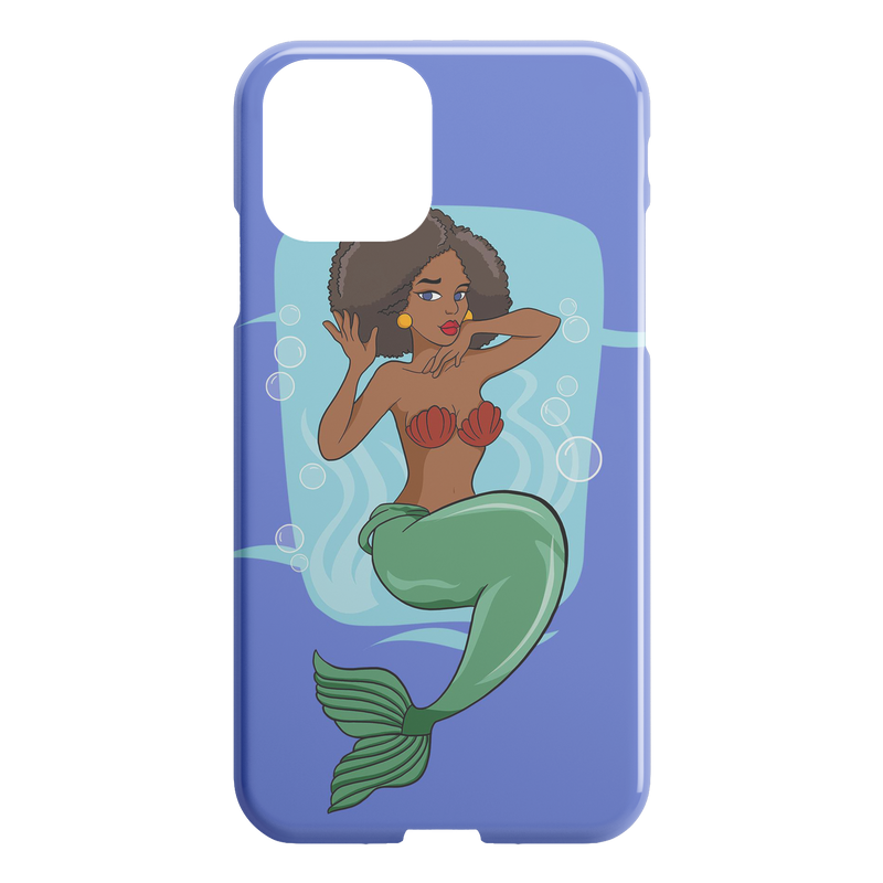 Mermaid African American Lady Mermaid iPhone Case teelaunch