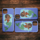 Mermaid African American Lady Mermaid iPhone Case teelaunch
