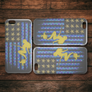 Mermaid American Flag Sparkly Scale Mermaid iPhone Case teelaunch