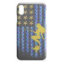 Mermaid American Flag Sparkly Scale Mermaid iPhone Case teelaunch
