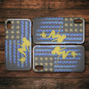 Mermaid American Flag Sparkly Scale Mermaid iPhone Case teelaunch