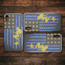 Mermaid American Flag Sparkly Scale Mermaid iPhone Case teelaunch