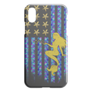 Mermaid American Flag Sparkly Scale Mermaid iPhone Case teelaunch
