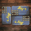 Mermaid American Flag Sparkly Scale Mermaid iPhone Case teelaunch