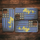 Mermaid American Flag Sparkly Scale Mermaid iPhone Case teelaunch