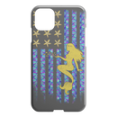 Mermaid American Flag Sparkly Scale Mermaid iPhone Case teelaunch