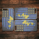 Mermaid American Flag Sparkly Scale Mermaid iPhone Case teelaunch