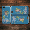 Mermaid And Seahorse Under Sea iPhone Case teelaunch