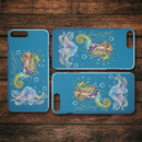 Mermaid And Seahorse Under Sea iPhone Case teelaunch