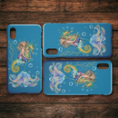 Mermaid And Seahorse Under Sea iPhone Case teelaunch