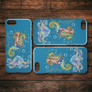 Mermaid And Seahorse Under Sea iPhone Case teelaunch