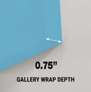 Mermaid Canvas Wall Art - I Can't Wait To Get My Tail To The Beach Card Shape For Mermaid Lovers