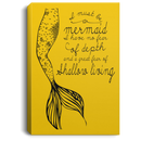 Mermaid Canvas Wall Art - I Must Be A Mermaid I Have No Fear Of Depths Mermaids