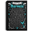 Mermaid Canvas Wall Art - Water Spell Mermaid Canvas Wall Art Decor