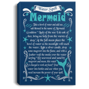 Mermaid Canvas Wall Art - Water Spell Mermaid Canvas Wall Art Decor