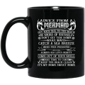 Mermaid Coffee Mug Advice From A Mermaid Starfish Seashell Funny 11oz - 15oz Black Mug