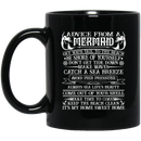 Mermaid Coffee Mug Advice From A Mermaid Starfish Seashell Funny 11oz - 15oz Black Mug