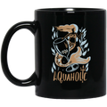 Mermaid Coffee Mug Aquaholic Mermaid In The Sea Funny Mermaid 11oz - 15oz Black Mug