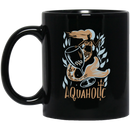 Mermaid Coffee Mug Aquaholic Mermaid In The Sea Funny Mermaid 11oz - 15oz Black Mug
