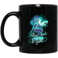 Mermaid Coffee Mug Follow Your Heart Mermaid 11oz - 15oz Black Mug