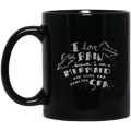 Mermaid Coffee Mug I Love Rain Because I Am A Mermaid Who Lives Far From The Sea 11oz - 15oz Black Mug