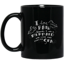Mermaid Coffee Mug I Love Rain Because I Am A Mermaid Who Lives Far From The Sea 11oz - 15oz Black Mug