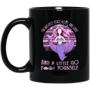 Mermaid Coffee Mug I'm Mostly Peace Love And Light And A Little Go 1 11oz - 15oz Black Mug