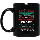 Mermaid Coffee Mug I May Seen Quiet And Reserved Mess My Mermaid Tail Funny 11oz - 15oz Black Mug